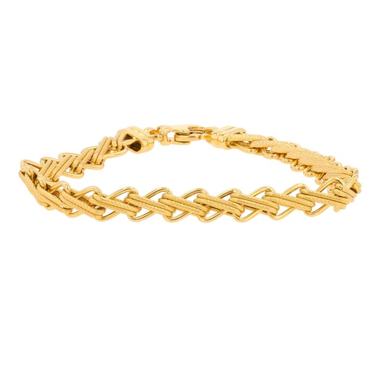 Acheter Bracelet maille fantaisie or jaune 8.80g Comme neuf - 1600,00 € Bracelet maille fantaisie or jaune 8.80g Comme neuf - reconditionné disponible sur Gemme Les Bijoux